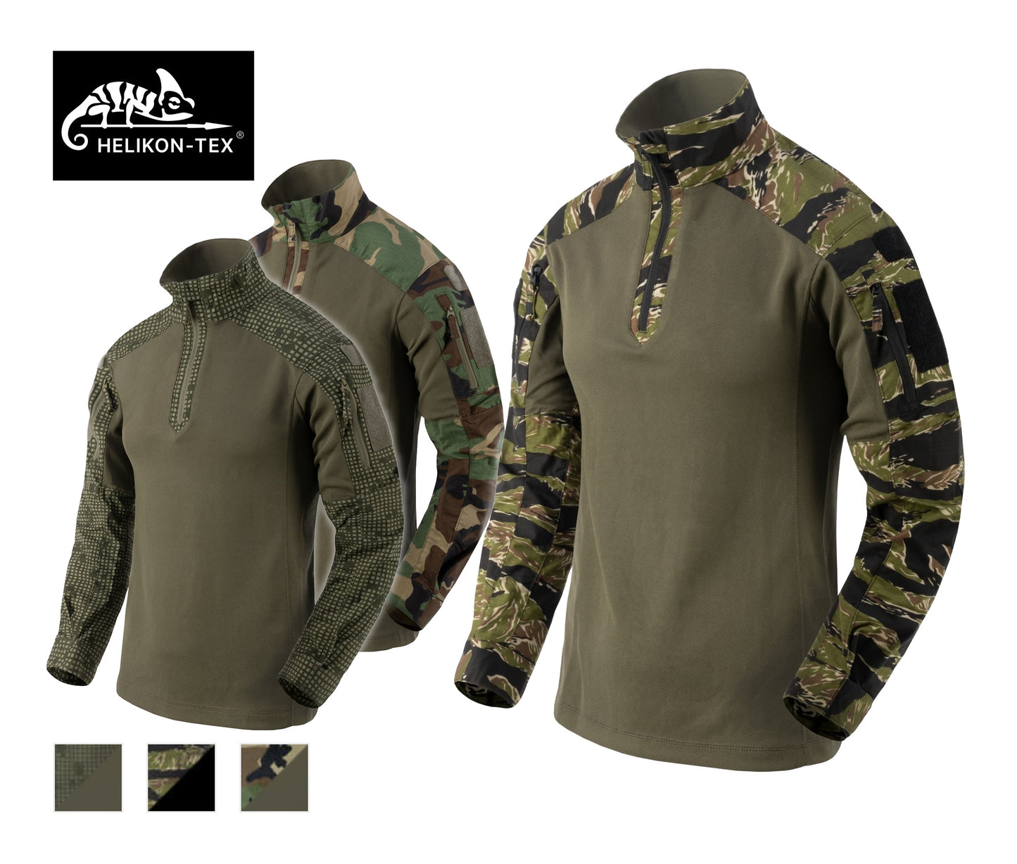 Helikon-Tex MCDU Combat Shirt – Tactical Polycotton Stretch Ripstop Military Top