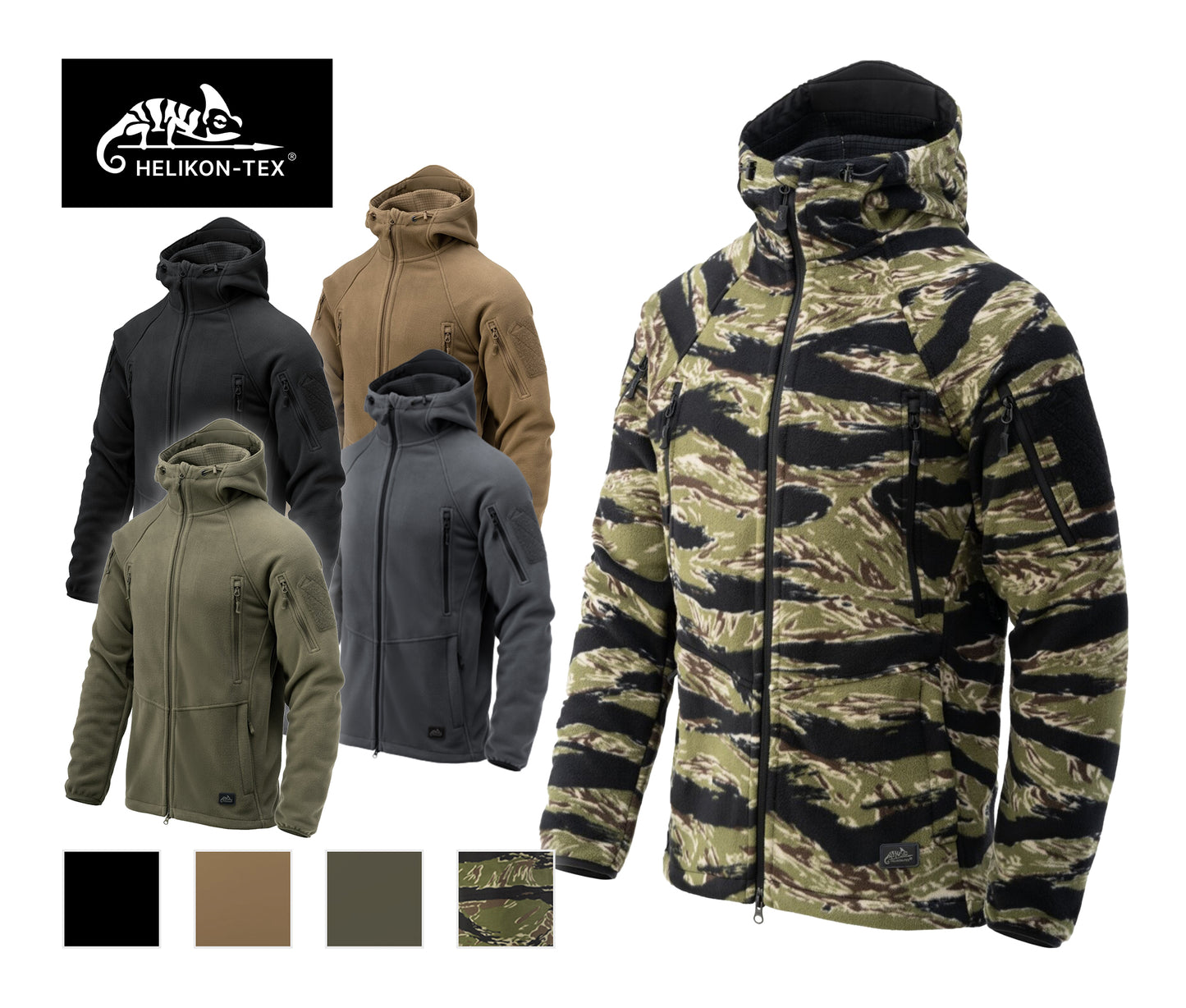Helikon-Tex PATRIOT Jacket Mk2 – Tactical Military Fleece Jacket for Cold Weather & Outdoor Use