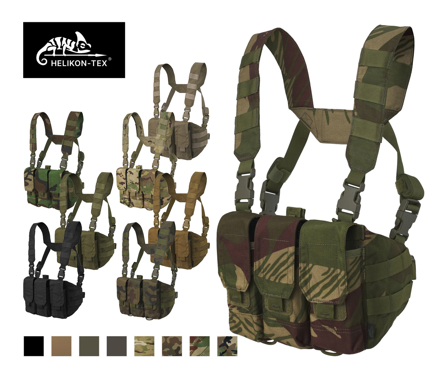 Helikon-Tex CHICOM Chest Rig – Classic Tactical AK/AR Load-Bearing Vest