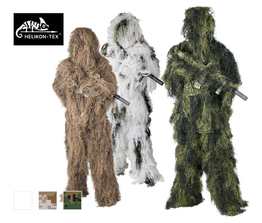 Helikon-Tex GHILLIE SUIT – Tactical Military Camouflage Sniper Outfit for Hunting & Airsoft