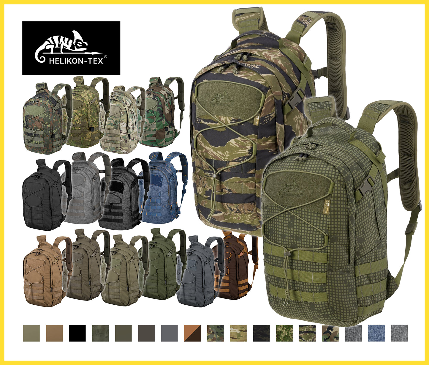 Helikon-Tex EDC Backpack – Cordura® 21L Lightweight Tactical EDC Pack