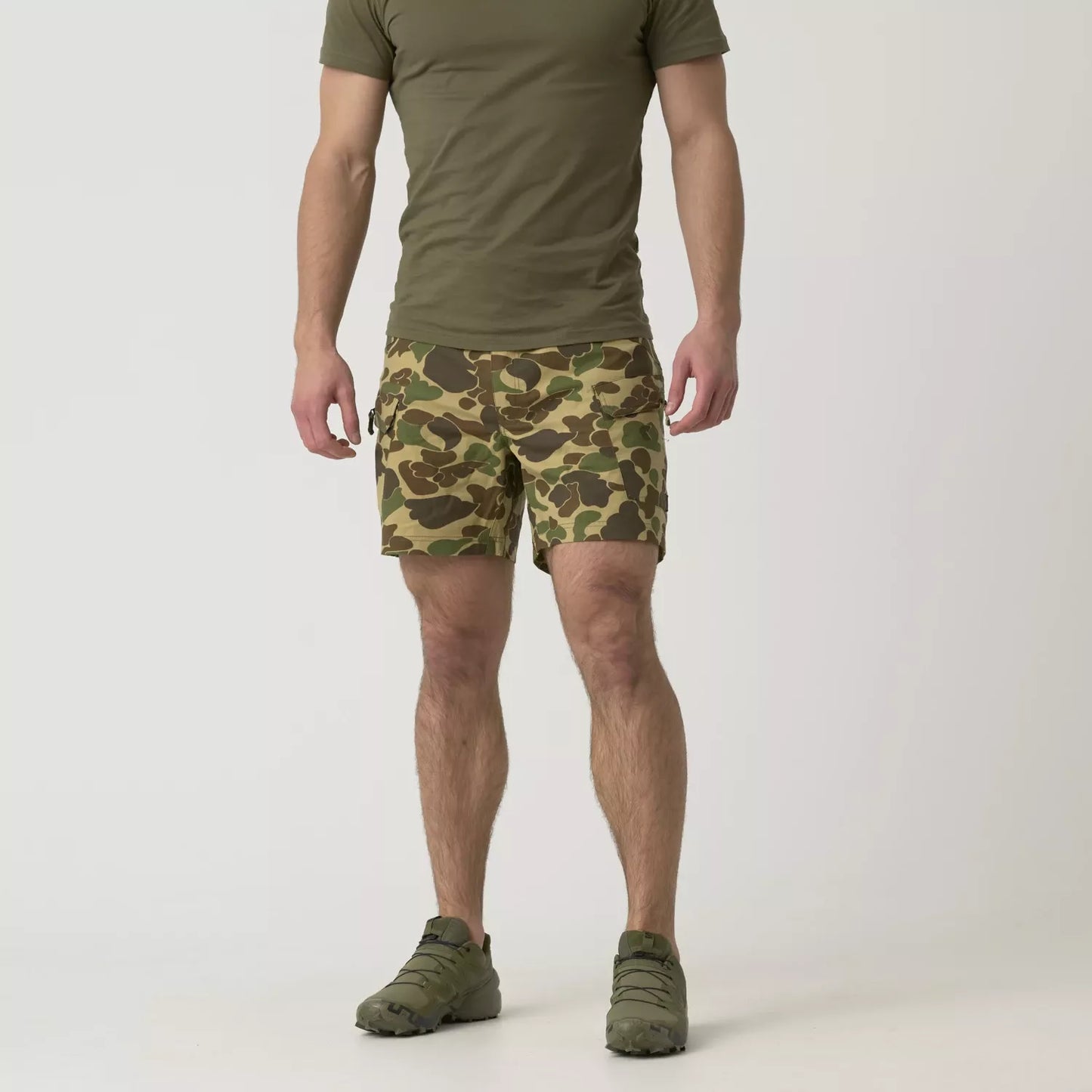 Helikon-tex UTS® URBAN TACTICAL SHORTS® 6" - Cargo Camo POLYCOTTON STRETCH RIPSTOP