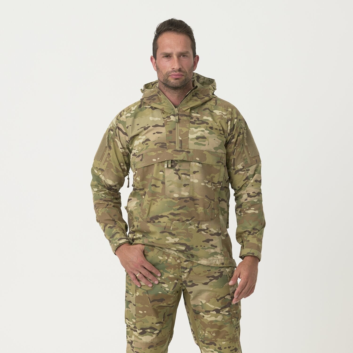 Helikon-Tex TRACER Tactical Jacket – Lightweight, Windproof, Breathable POLYCOTTON RIPSTOP Multicam