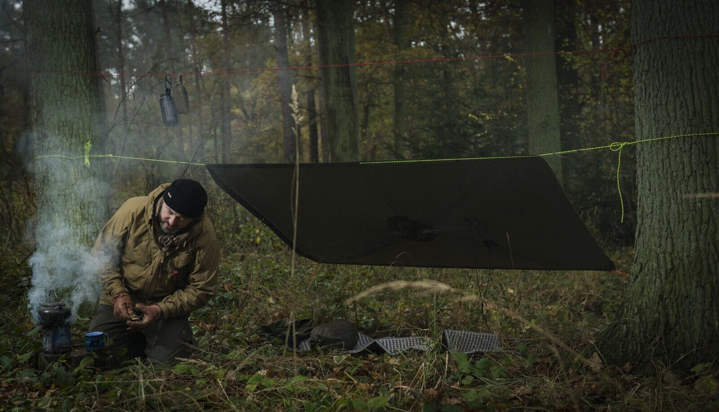 Helikon-Tex U.S. MODEL PONCHO – Polyester Military Rain Poncho for Outdoor & Survival