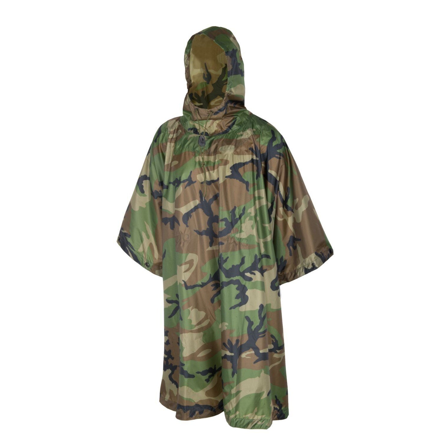 Helikon-Tex U.S. MODEL PONCHO – Polyester Military Rain Poncho for Outdoor & Survival