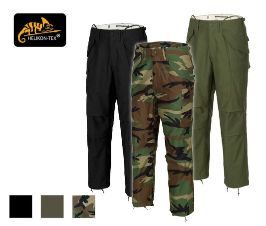 Helikon-tex M65 TROUSERS - NYCO SATEEN Tactical Army Pants Woodland