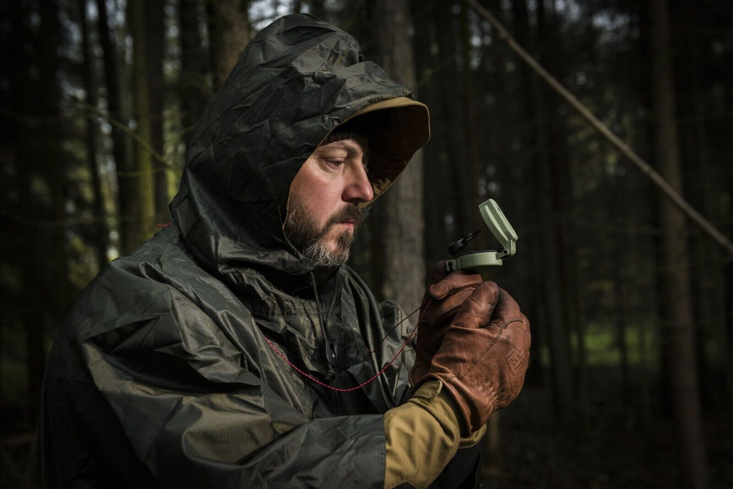 Helikon-Tex U.S. MODEL PONCHO – Polyester Military Rain Poncho for Outdoor & Survival