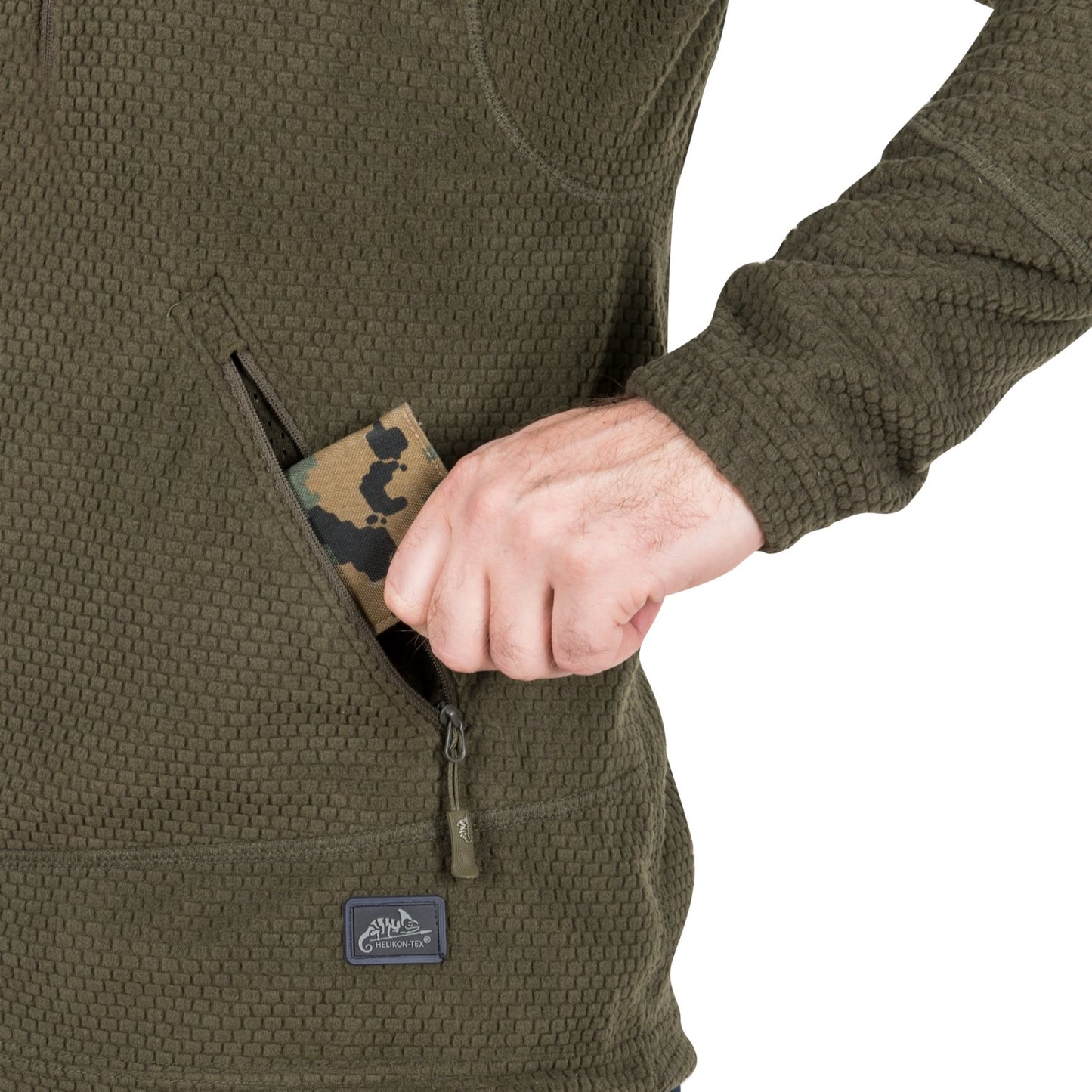 ALPHA TACTICAL JACKET - GRID FLEECE