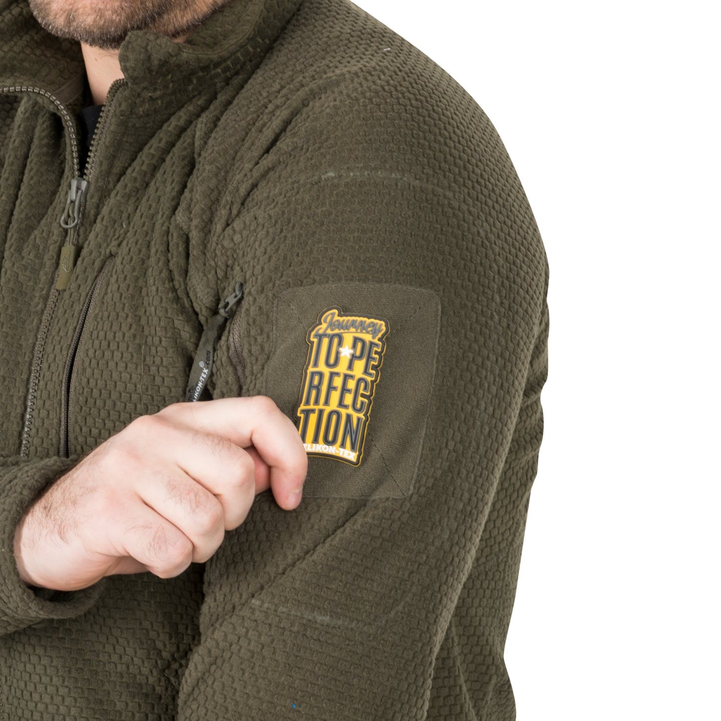 ALPHA TACTICAL JACKET - GRID FLEECE