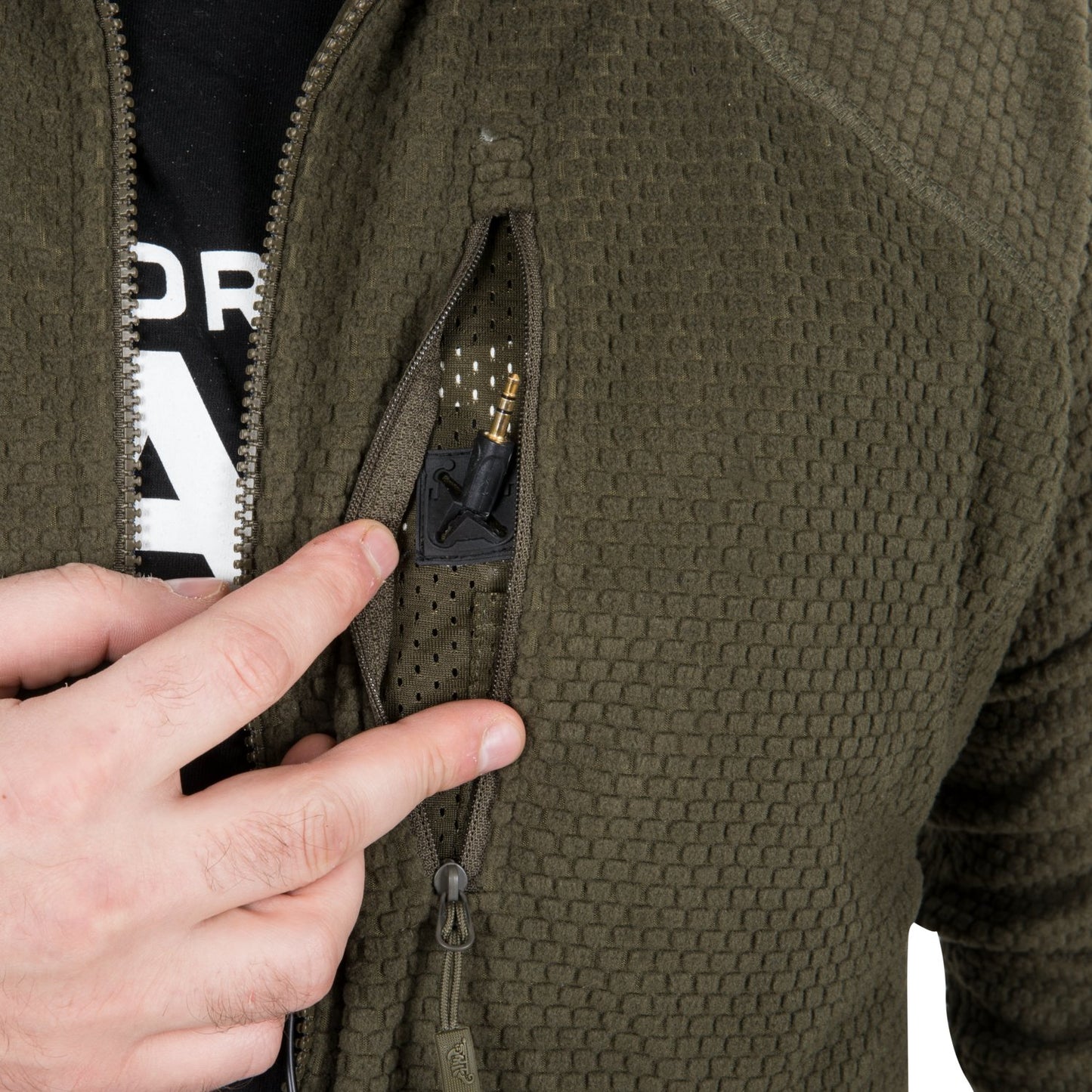 ALPHA TACTICAL JACKET - GRID FLEECE