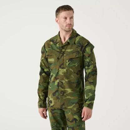 Helikon-Tex RAID Shirt – Tactical Military Camo Long Sleeve Ripstop Top