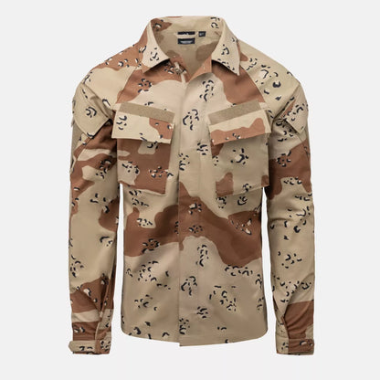 Helikon-Tex RAID Shirt – Tactical Military Camo Long Sleeve Ripstop Top