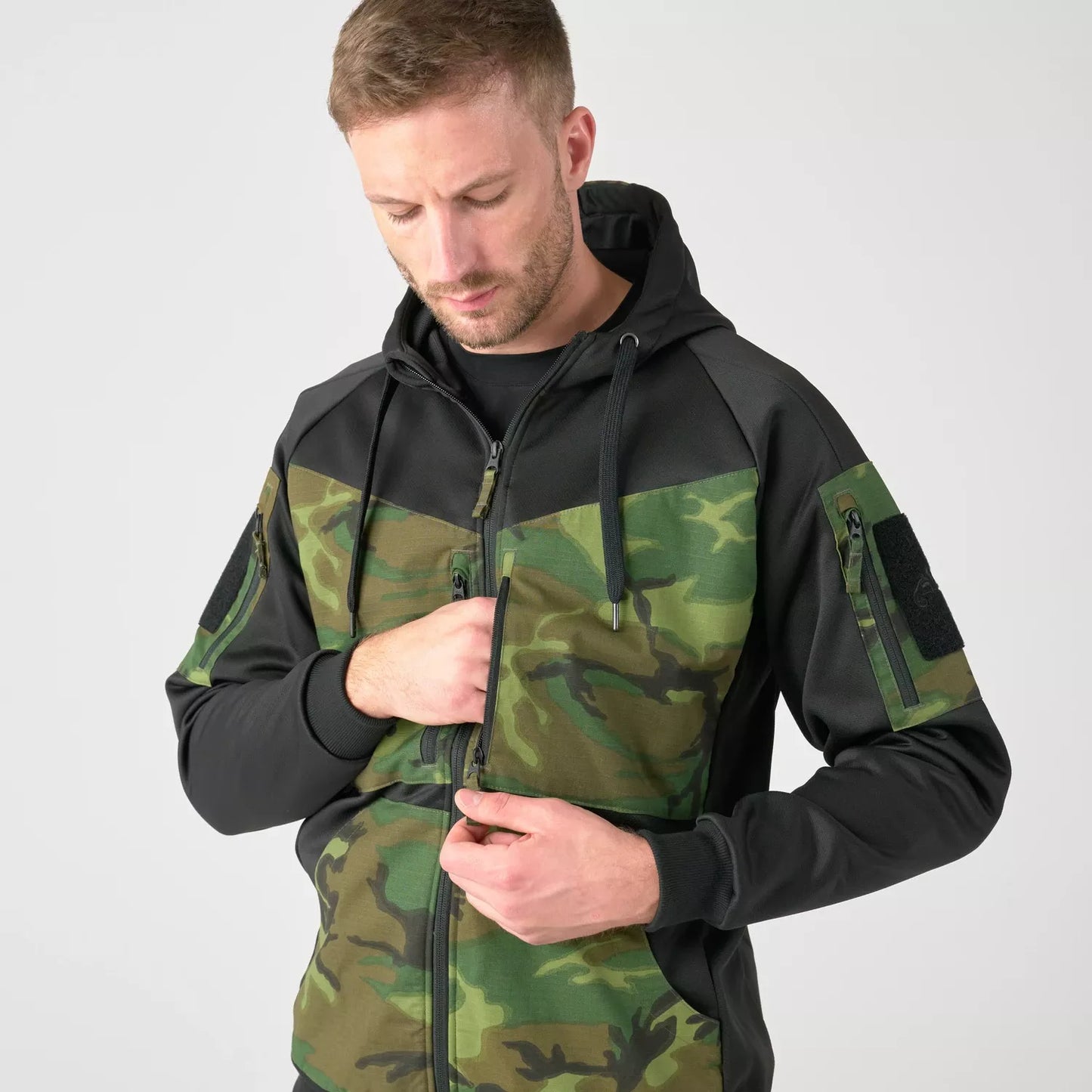 Helikon-tex ROGUE HOODIE (FULLZIP) Tactical Multicam Woodland Tiger Stripe Camo