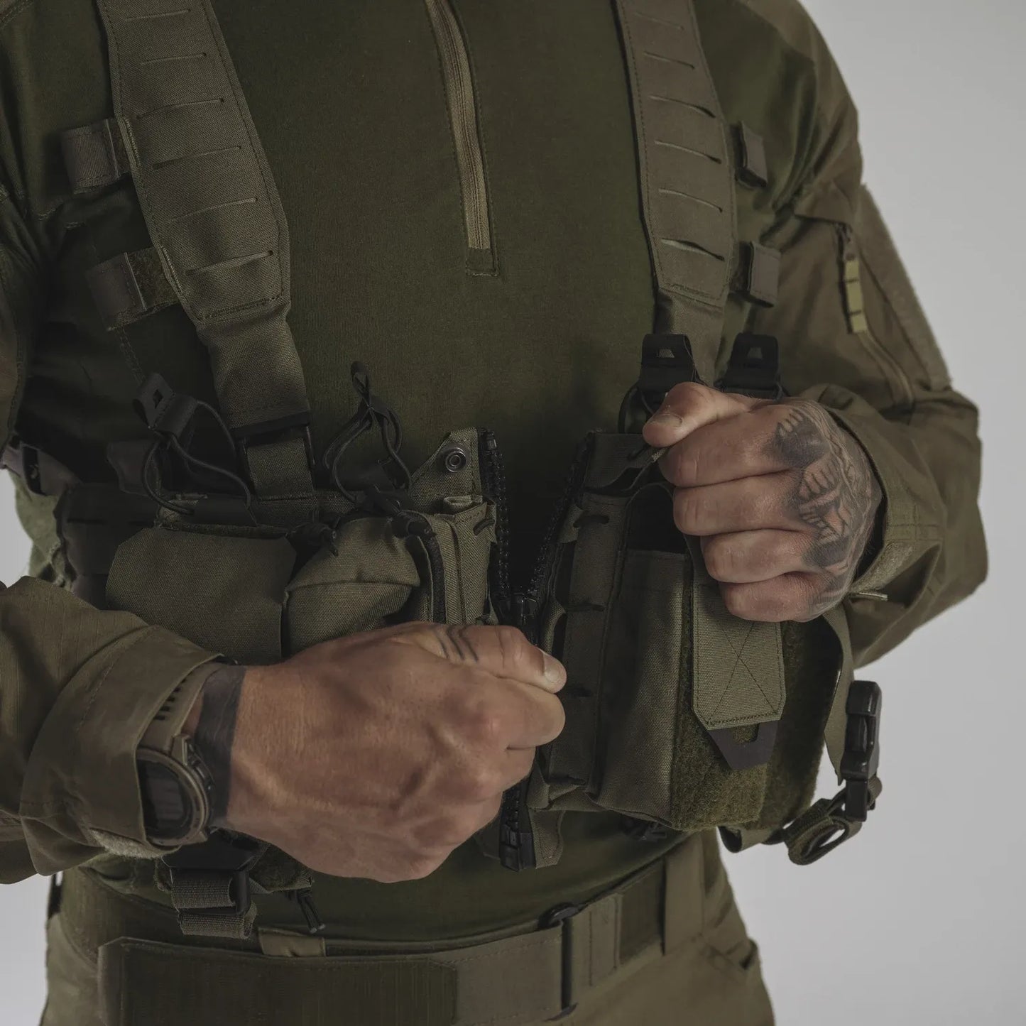 Direct Action HURRICANE HYBRID CHEST RIG Cordura Lightweight Tactical Multicam ZIP