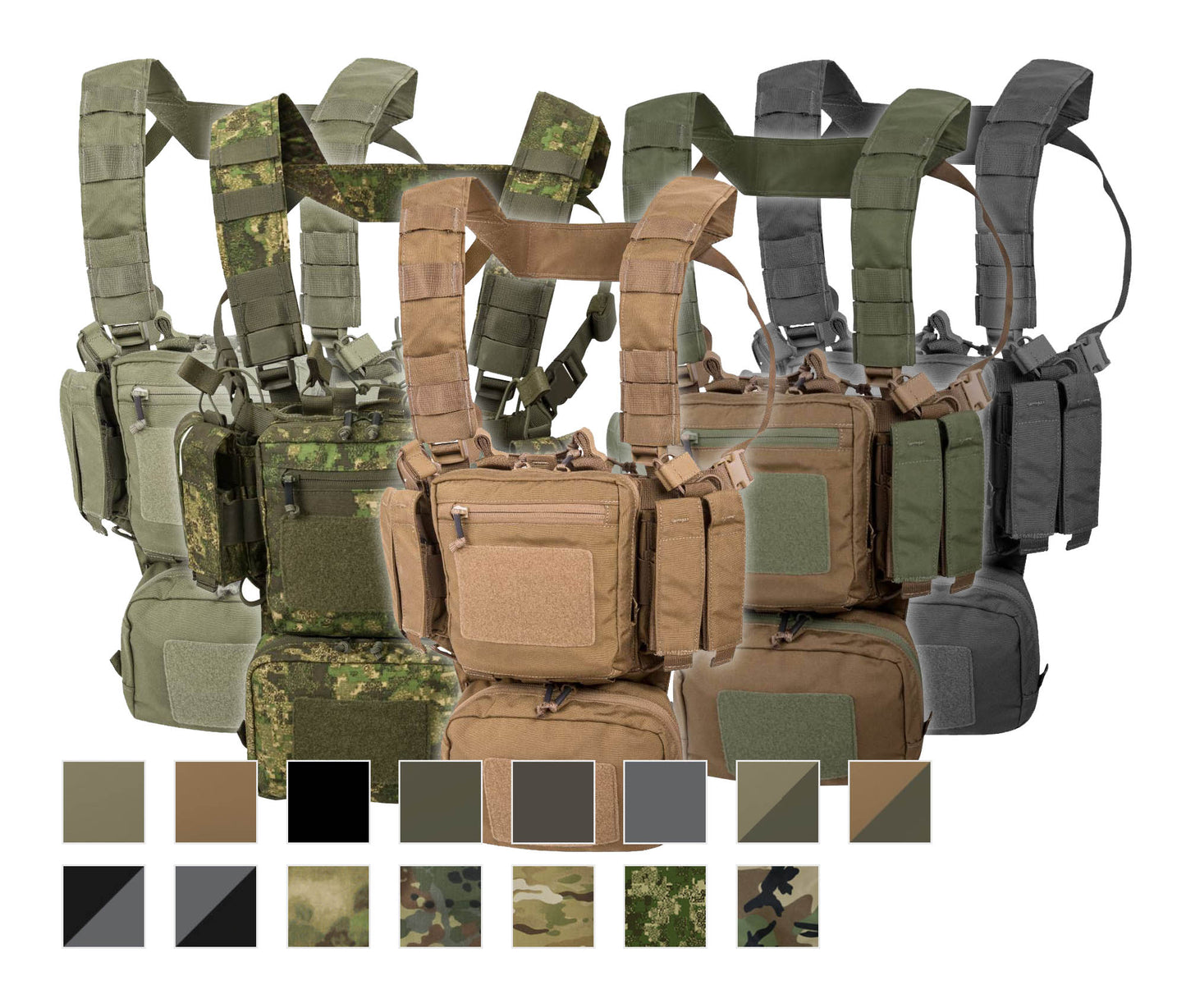 Heliko-Tex Training Mini Rig TMR Tactical Molle Shooting Range Vest Chest Rig