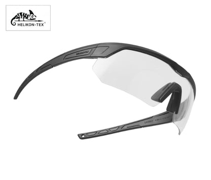Helikon-tex LANRAY Glasses Shooting PRO SET Tactical Sunglasses Clear Amber Black