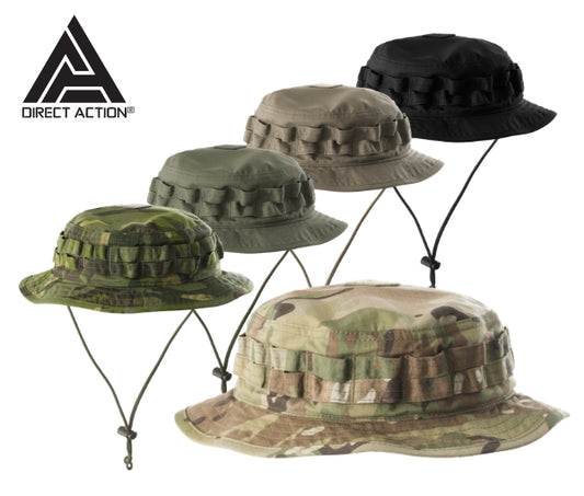Direct Action VANGUARD FIELD HAT - Tactical Military Boonie Hat Lightweight RIPSTOP Multicam