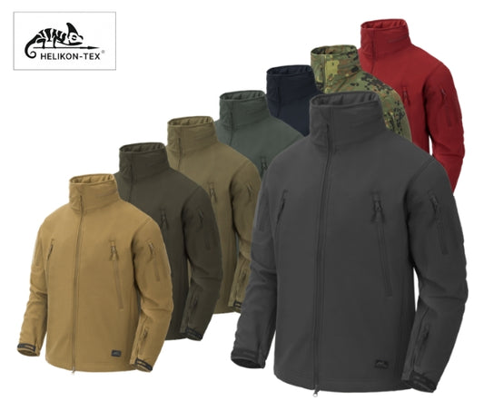 Helikon-tex GUNFIGHTER JACKET Shark Skin Windblocker Army PCU Hood Tactical SOFTSHELL