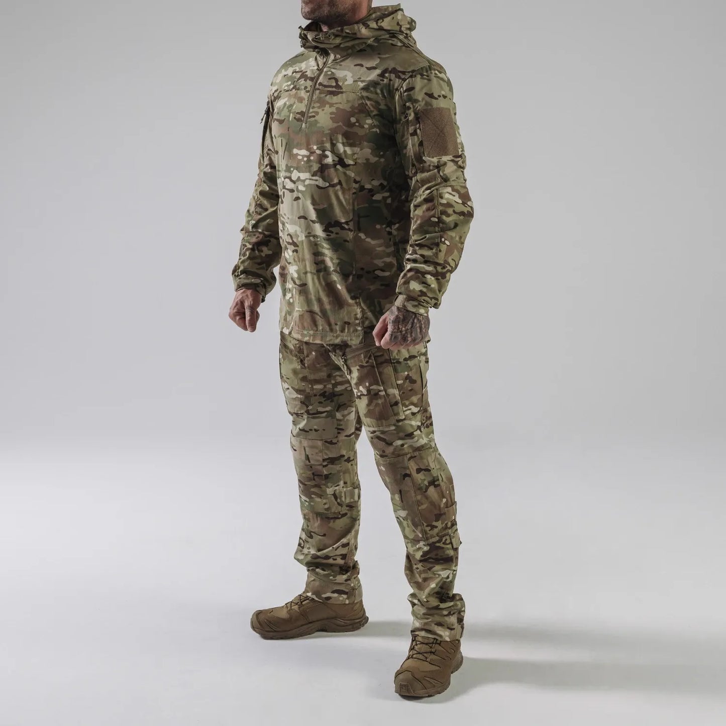 Direct Action VANGUARD SOFTSHELL COMBAT SHIRT Military Camo Uniform Tactical Hoodie MULTICAM