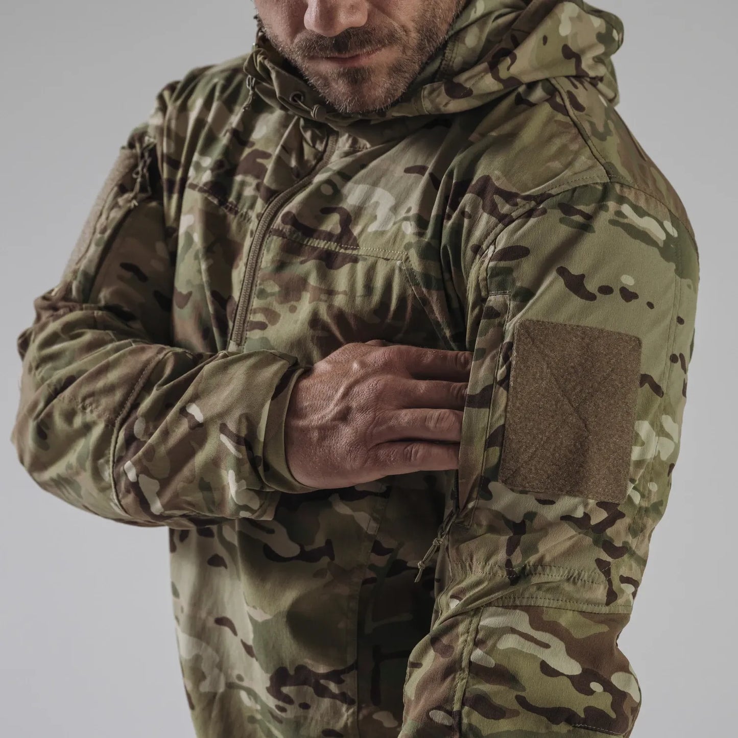Direct Action VANGUARD SOFTSHELL COMBAT SHIRT Military Camo Uniform Tactical Hoodie MULTICAM