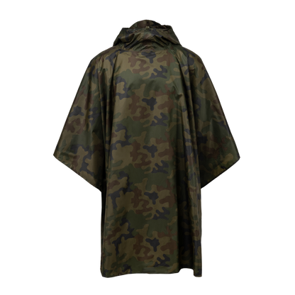 Helikon-Tex LIGHTWEIGHT PONCHO Lite – Polyester Military Rain Poncho for Outdoor & Survival