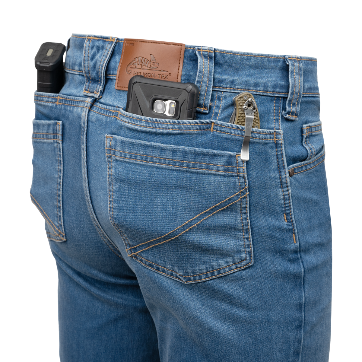 Helikon-tex TREADSTONE TACTICAL JEANS SLIM - DENIM Magazine Pockets EDC Pants SLIM