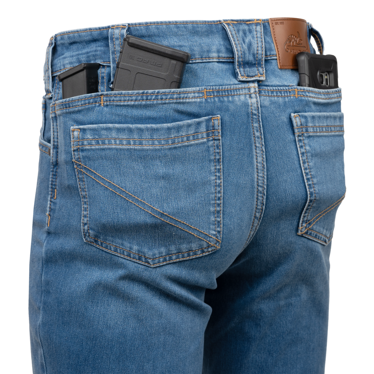 Helikon-tex TREADSTONE TACTICAL JEANS SLIM - DENIM Magazine Pockets EDC Pants SLIM