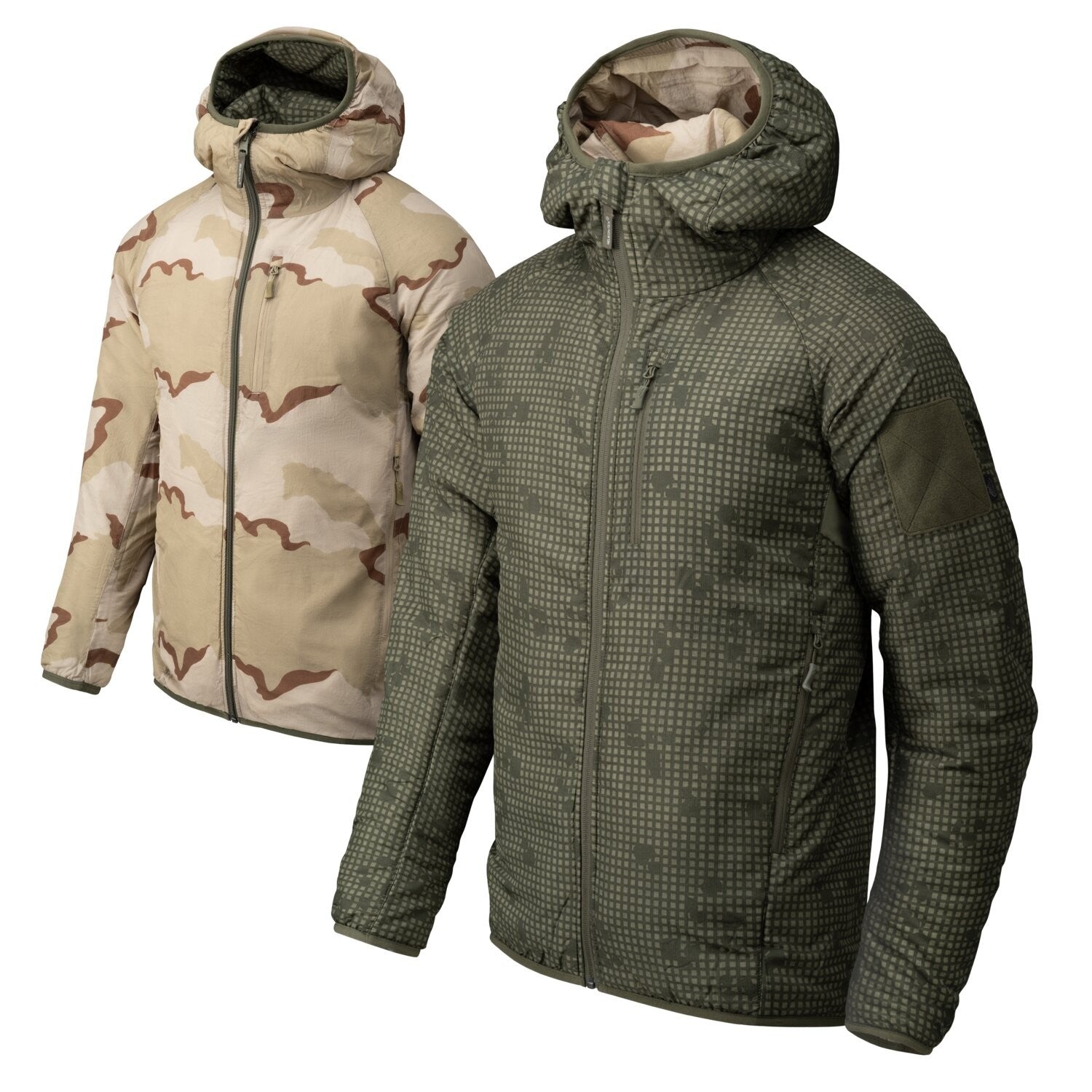 Helikon-Tex REVERSIBLE WOLFHOUND Hoodie Jacket – Lightweight Insulated  Tactical Camo Jacket