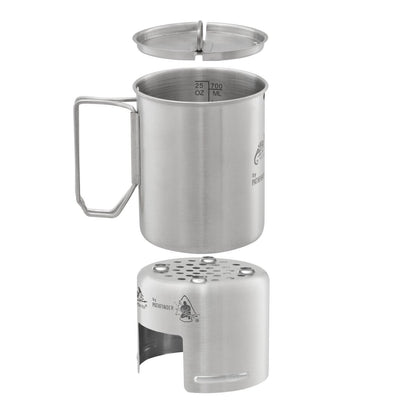 PATHFINDER STAINLESS STEEL BOTTLE COOK SET