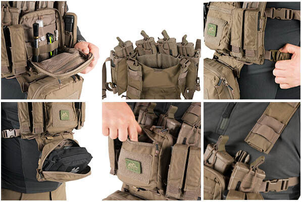 Heliko-Tex Training Mini Rig TMR Tactical Molle Shooting Range Vest Chest Rig