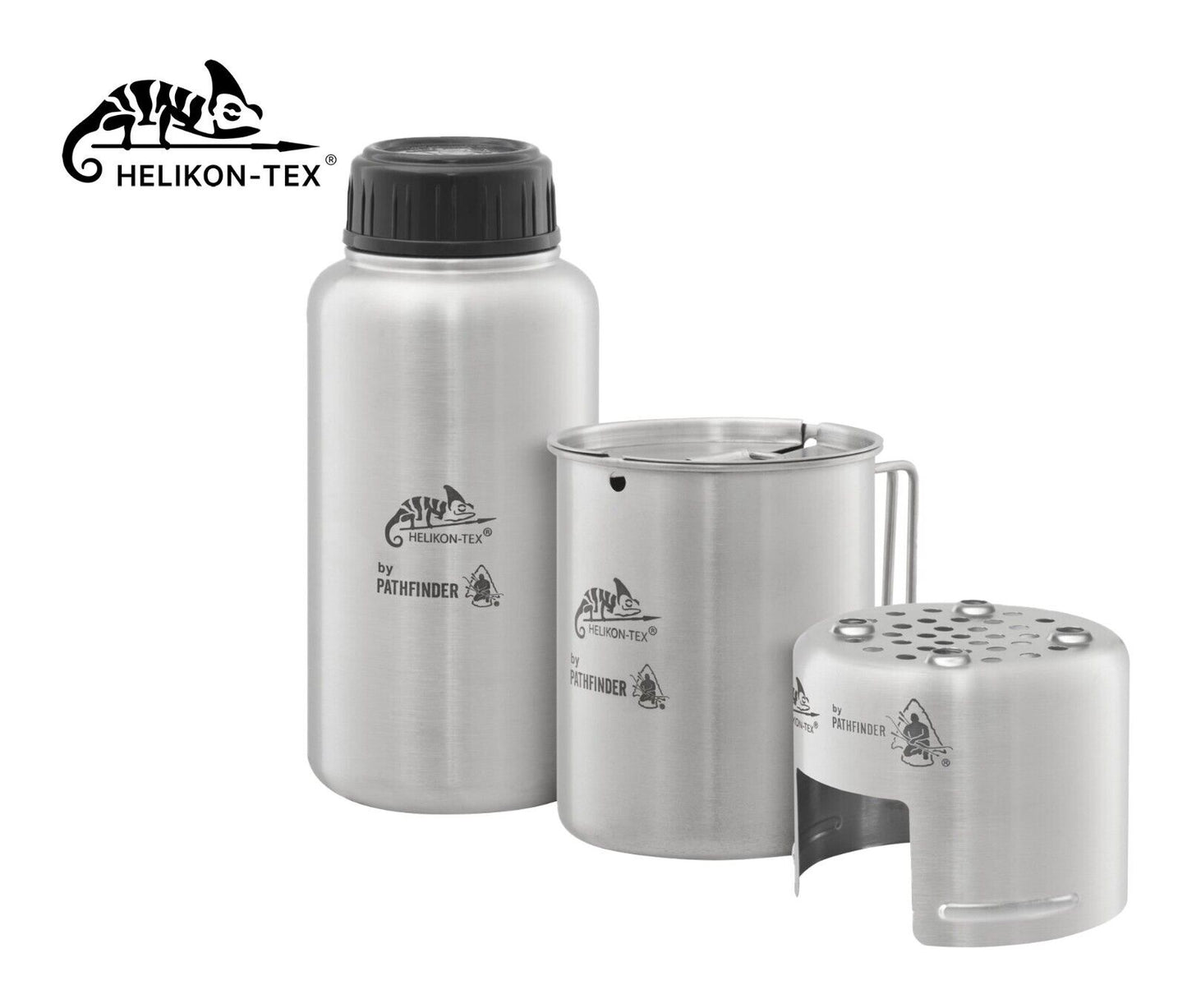 PATHFINDER STAINLESS STEEL BOTTLE COOK SET