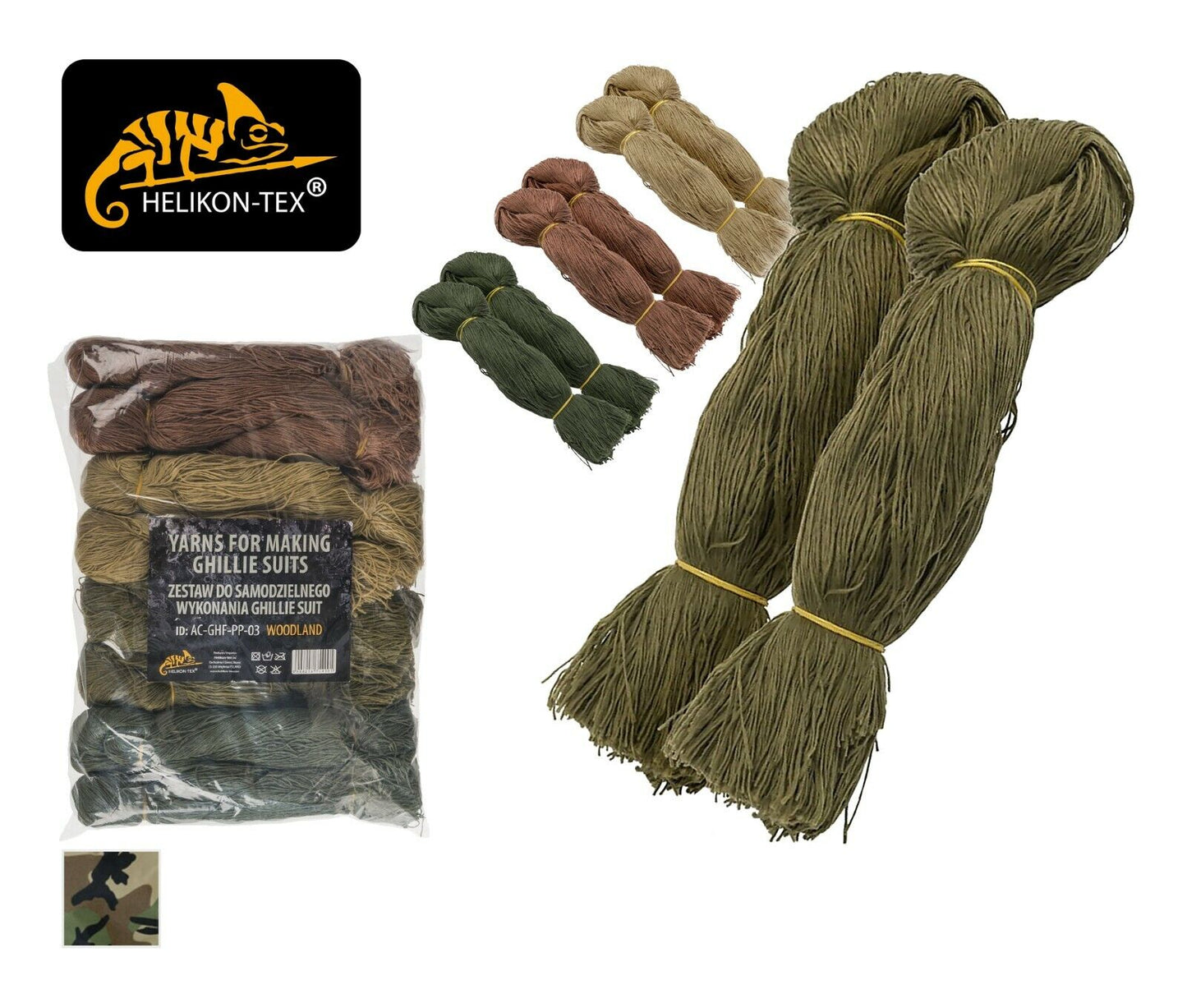 GHILLIE FIBER YARNS